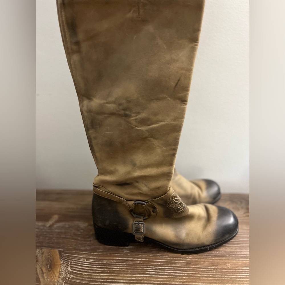 Vince Camuto Shaylee Leather Riding Boots Size 10B/40 - Picture 2 of 13